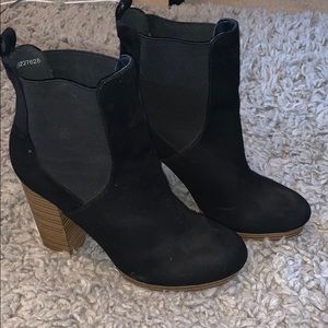 Forever 21 black ankle booties